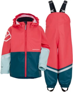 DIDRIKSONS Waterman 7 Kleding Set Kinderen, Roze/blauw