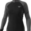 Dynafit Speed Polartec 1/2 Zip LS Shirt Dames, Zwart/grijs -Sport- En Outdoorkleding dynafit speed polartec 1 2 zip ls shirt women quiet shade melange 0910 1