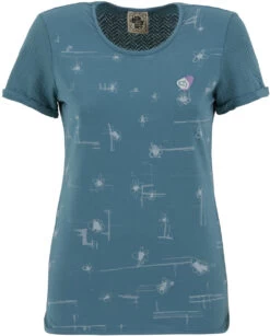 E9 Gory SS Shirt Dames, Petrol