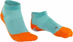 Falke RU 5 Lightweight Korte Swimrun Sokken Dames, Turquoise/oranje