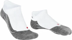 Falke RU4 Cool Onzichtbare Hardloopsokken Dames, Wit/grijs