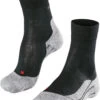 Falke RU4 Wool Sokken Dames, Zwart/grijs -Sport- En Outdoorkleding falke ru4 wool socks women black mix 1