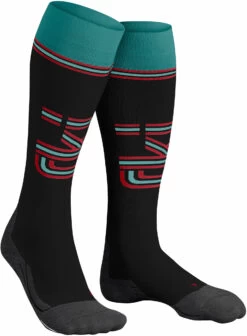 Falke SK4 Skisokken Dames, Zwart
