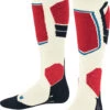 Falke SK4 Skisokken Kinderen, Wit/rood -Sport- En Outdoorkleding falke sk4 skiing socks kids off white 1
