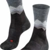 Falke TK2 Crest Trekking Sokken Heren, Zwart/grijs -Sport- En Outdoorkleding falke tk2 crest trekking socks men black 1
