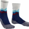 Falke TK2 Crest Trekking Sokken Dames, Blauw/grijs -Sport- En Outdoorkleding falke tk2 crest trekking socks women dark night 1