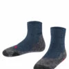 Falke TK2 Korte Sokken Kinderen, Blauw/grijs -Sport- En Outdoorkleding falke tk2 short socks kids dark blue 1