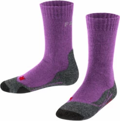 Falke TK2 Trekking Sokken Kinderen, Violet
