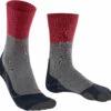 Falke TK2 Trekking Sokken Heren, Grijs/rood