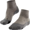 Falke TK2 Wool Korte Wandelsokken Dames, Bruin/grijs -Sport- En Outdoorkleding falke tk2 wool short trekking socks women kitt mouline 1