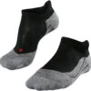 Falke TK5 Invisible Trekking Sokken Heren, Zwart/grijs -Sport- En Outdoorkleding falke tk5 invisible trekking socks men black mix 1