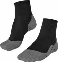 Falke TK5 Short Cool Trekking Socks Women, Zwart/grijs