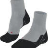 Falke TK5 Wool Korte Wandelsokken Dames, Grijs -Sport- En Outdoorkleding falke tk5 wool short trekking socks women light grey 1