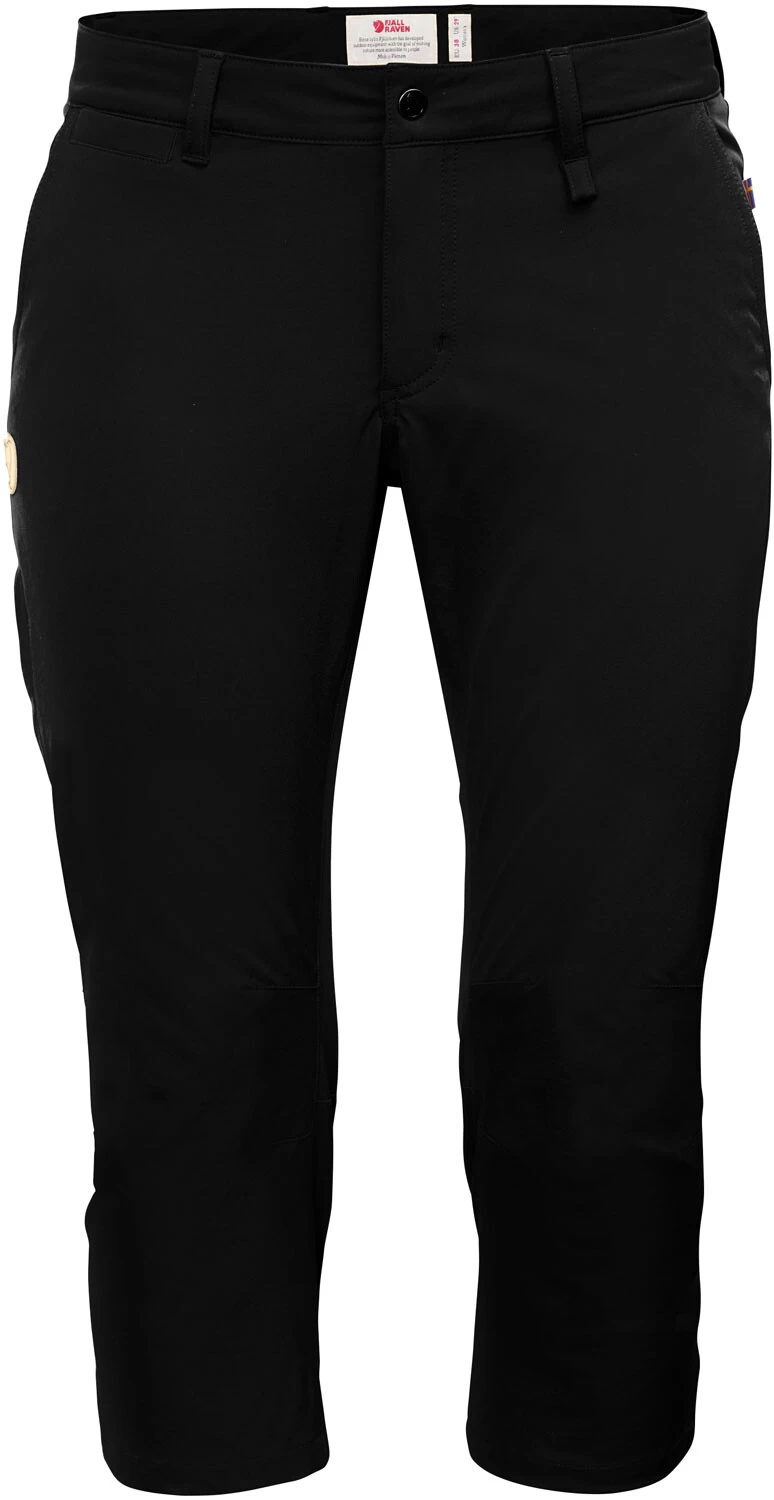 Fjällräven Fjällräven Abisko Capri Broek Dames, Zwart 3 Fjällräven Fjällräven Abisko Capri Broek Dames, Zwart