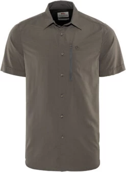 Fjällräven Fjällräven Abisko Hike Blouse Korte Mouwen Heren, Grijs