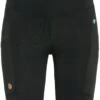 Fjällräven Fjällräven Abisko Shorts Women, Zwart -Sport- En Outdoorkleding fjaellraeven abisko shorts women black 1