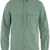 Fjällräven Fjällräven Abisko Trekking Shirt Heren, Groen -Sport- En Outdoorkleding fjaellraeven abisko trekking shirt men patina green 1
