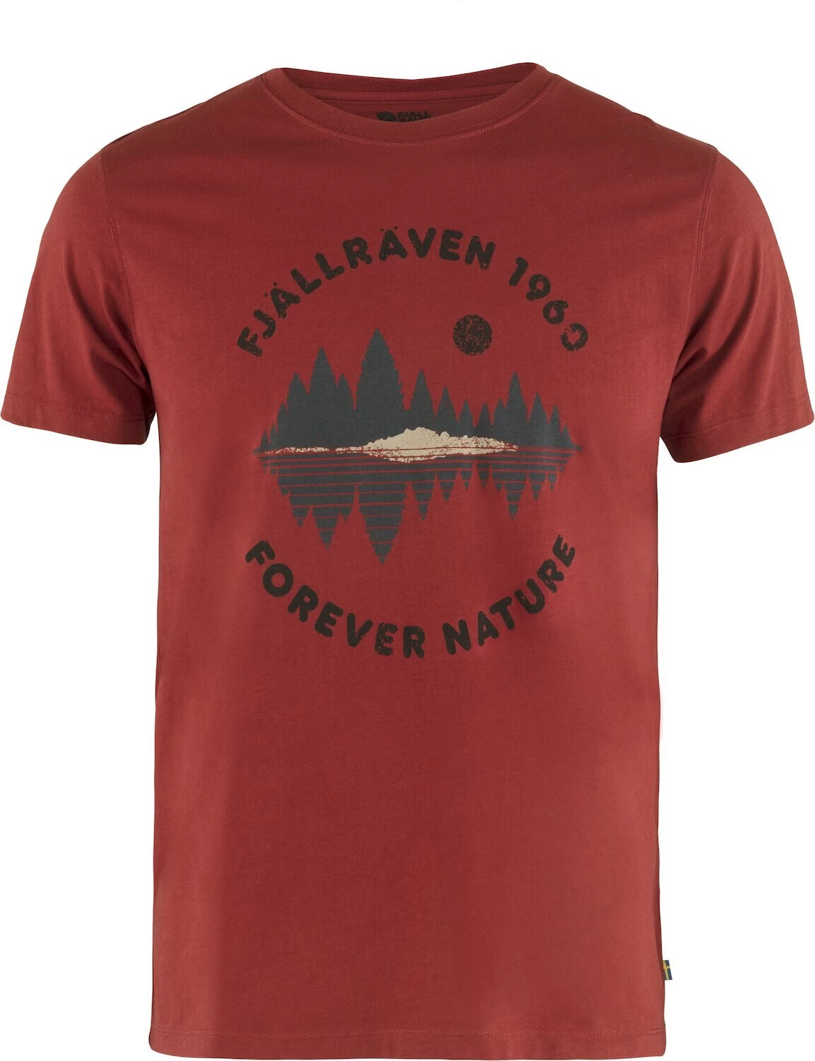 Fjällräven Fjällräven Forest Mirror T-Shirt Men, Rood 3 Fjällräven Fjällräven Forest Mirror T-Shirt Men, Rood