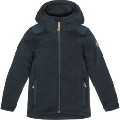 Fjällräven Fjällräven Keb Fleece Hoodie Kinderen, Blauw