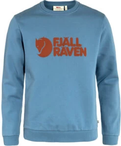 Fjällräven Fjällräven Logo Trui Heren, Blauw