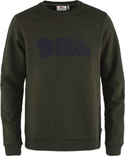 Fjällräven Fjällräven Logo Trui Heren, Olijf