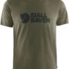 Fjällräven Fjällräven Logo T-Shirt Heren, Olijf -Sport- En Outdoorkleding fjaellraeven logo t shirt men dark olive 1