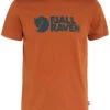 Fjällräven Fjällräven Logo T-Shirt Heren, Bruin -Sport- En Outdoorkleding fjaellraeven logo t shirt men terracotta brown 1