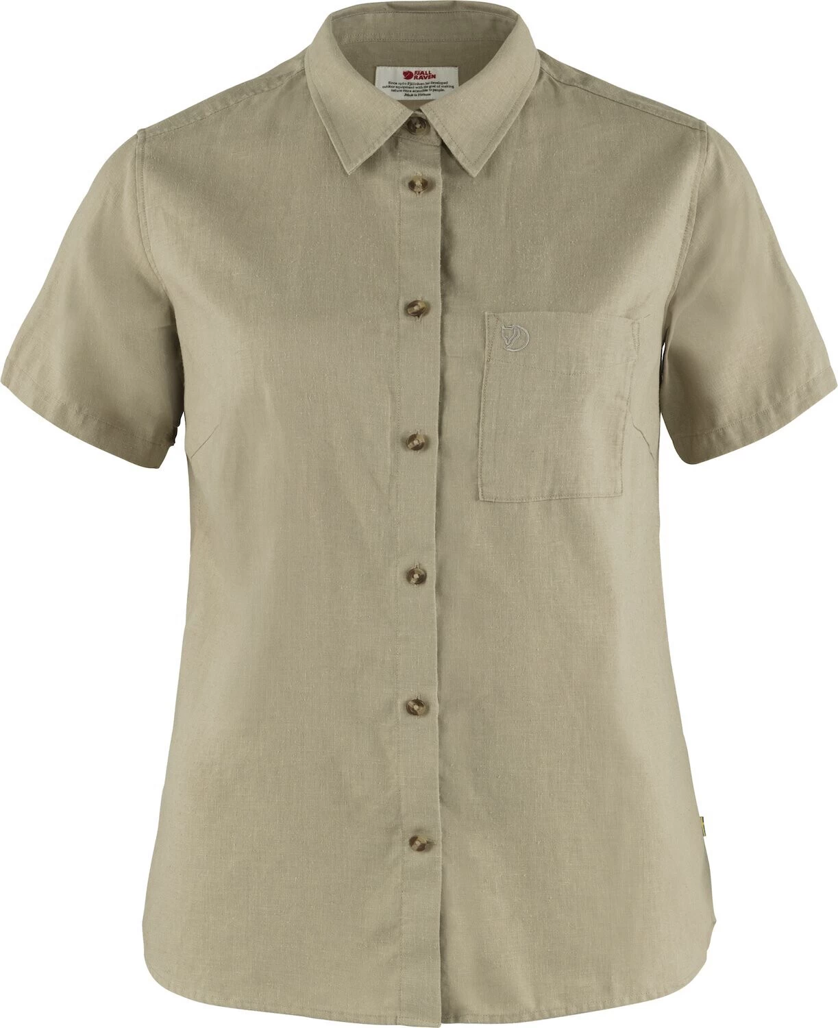Fjällräven Fjällräven Övik Travel SS Shirt Women, Beige 3 Fjällräven Fjällräven Övik Travel SS Shirt Women, Beige