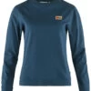 Fjällräven Fjällräven Vardag Trui Dames, Blauw -Sport- En Outdoorkleding fjaellraeven vardag sweater women storm 1
