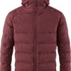 Föhn Bonded Donsjack Heren, Rood -Sport- En Outdoorkleding foehn bonded down jacket men burgundy 1