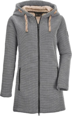 G.I.G.A. DX By Killtec GW 54 Gebreide Fleece Parka Dames, Grijs