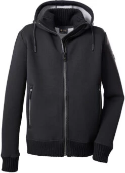 G.I.G.A. DX By Killtec GW 65 Gebreide Fleece Jas Heren, Zwart