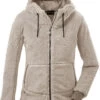 G.I.G.A. DX By Killtec GW 70 Gebreide Fleece Jas Dames, Beige -Sport- En Outdoorkleding giga dx by killtec gw 70 knitted fleece jacket women light beige 1