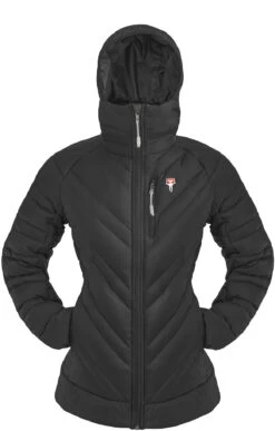 Grüezi-Bag The Faithful Donswollen Jas Dames, Zwart