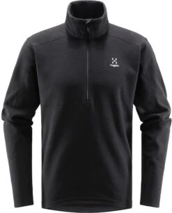 Haglöfs Buteo 1/2 Zip Jacket Men, Zwart