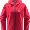 Haglöfs Buteo Jack Dames, Rood -Sport- En Outdoorkleding hagloefs buteo jacket women scarlet red 1