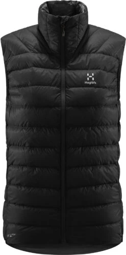 Haglöfs L.I.M Down Vest Dames, Zwart
