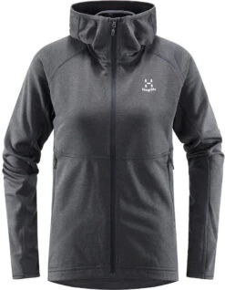 Haglöfs Skuta Hood Women, Zwart