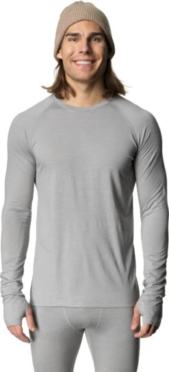 Houdini Desoli Light Crew Sweater Heren, Grijs