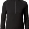 Houdini Desoli Thermische Half-Zip Basislaag Dames, Zwart