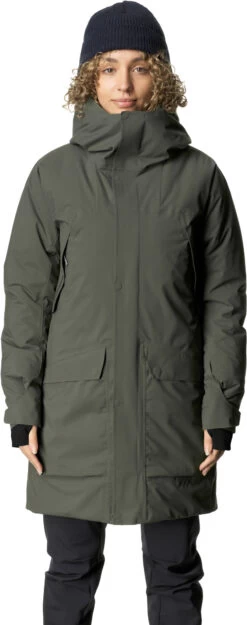 Houdini Fall In Parka Dames, Groen