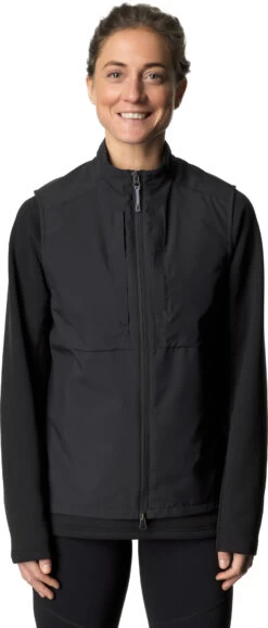 Houdini Pace Hybride Vest Dames, Zwart
