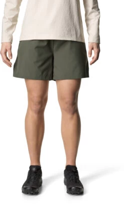 Houdini Pace Wind Korte Broek Dames, Olijf