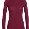 Icebreaker 150 Zone Longsleeve Crew Shirt Dames, Rood