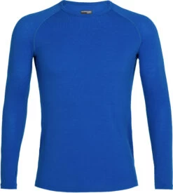 Icebreaker 150 Zone Longsleeve Crew Top Heren, Blauw