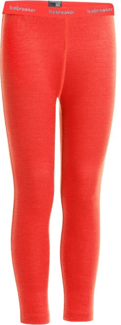 Icebreaker 200 Oasis Leggings Kinderen, Rood