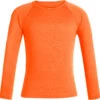 Icebreaker 200 Oasis Longsleeve Crew Top Kinderen, Oranje -Sport- En Outdoorkleding icebreaker 200 oasis ls crew top kids flash 1
