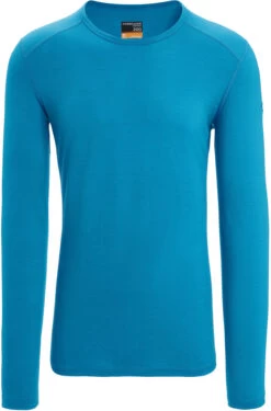 Icebreaker 200 Oasis Longsleeve Crew Top Heren, Blauw