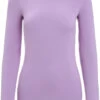 Icebreaker 200 Oasis Longsleeve Crew Top Dames, Violet -Sport- En Outdoorkleding icebreaker 200 oasis ls crew top women purple gaze 1