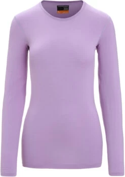 Icebreaker 200 Oasis Longsleeve Crew Top Dames, Violet